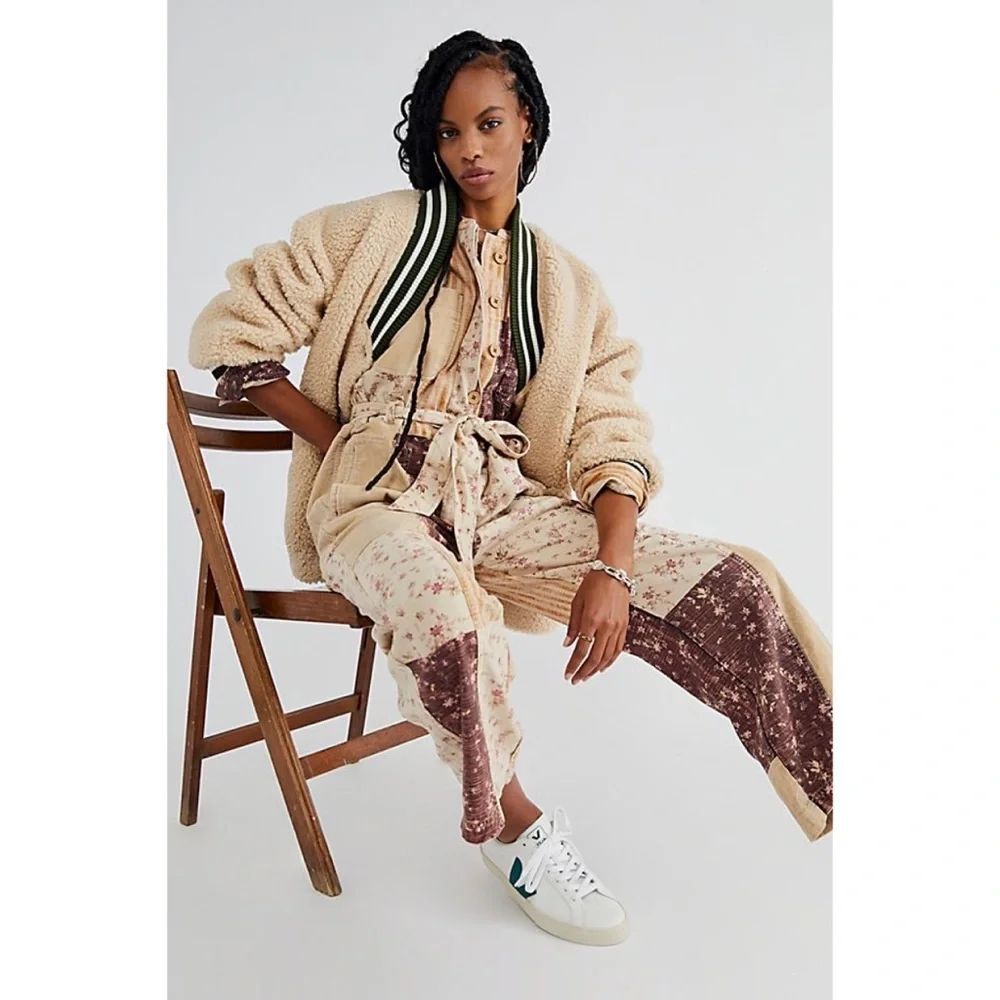 Free People Road Trip Patched Coveralls
